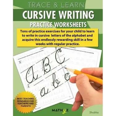 Trace & Learn - Cursive Writing: Practice Worksheets
