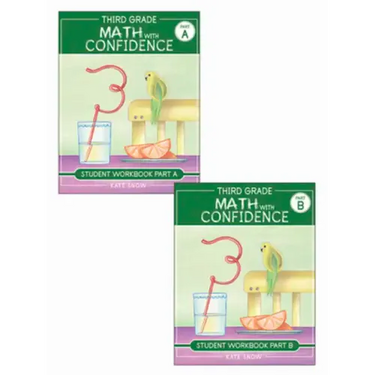 Third Grade Math with Confidence Student Workbook Bundle