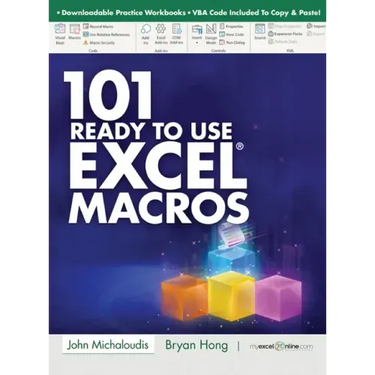 101 Ready To Use Microsoft Excel Macros