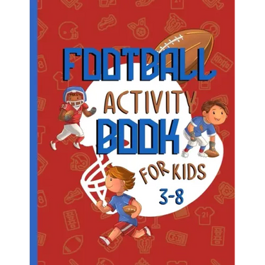 football activity book for kids 3-8: A fun football gift for kids age 3 and up
