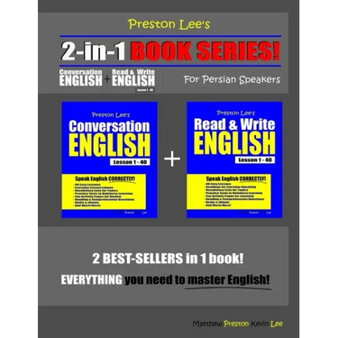 Preston Lee's 2-in-1 Book Series! Conversation English & Read & Write English Lesson 1 - 40 For Persian Speakers