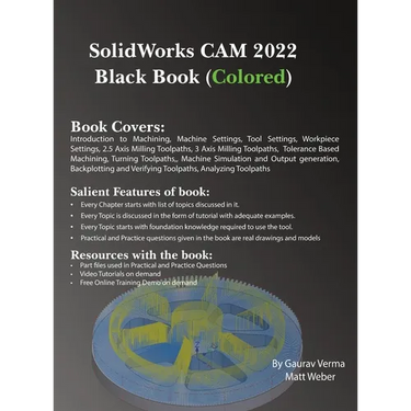 SolidWorks CAM 2022 Black Book (Colored)