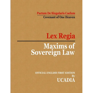 Maxims of Sovereign Law: Lex Regia