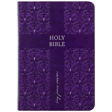 KJV Holy Bible Compact Amethyst