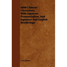 6000 Chinese Characters, with Japanese Pronunciation, and Japanese and English Renderings