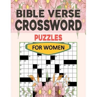 Crossword Puzzles Bible Verse For Women: Christian & Religious Biblical Trivia Crossword Puzzles