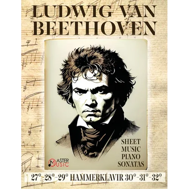 Ludwig Van Beethoven - Sheet Music: Piano Sonatas 27°-28°-29°"Hammerklavier" - 30°-31°-32°