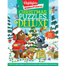 Christmas Puzzles Deluxe: Holiday-Themed Activity Book with Christmas Puzzles and Creative Crafts, Christmas Gift for Kids Ages 4-8