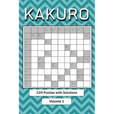 Kakuro Puzzle Book for Adults: Cross Sums Math Logic Puzzles