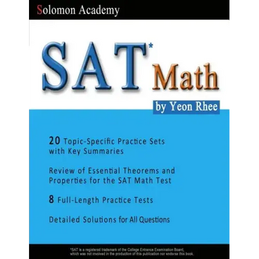 SAT Math: Solomon Academy's SAT Math Book