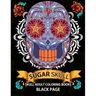Sugar Skull: black page adult coloring books at midnight Version ( Dia De Los Muertos, Skull Coloring Book for Adults, Relaxation & Meditation )