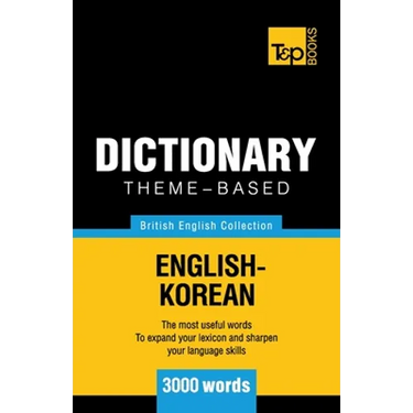 Theme-based dictionary British English-Korean - 3000 words