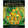 Adult Coloring Book: 50 Halloween Coloring Pages