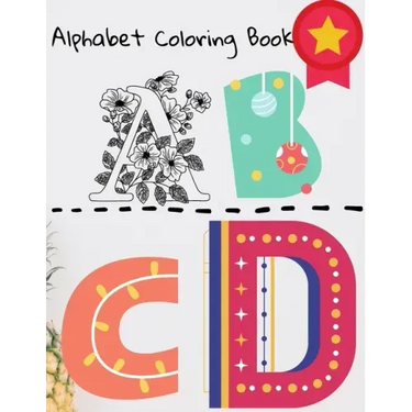 Alphabet Coloring book: Toddler ABC coloring book for kids .