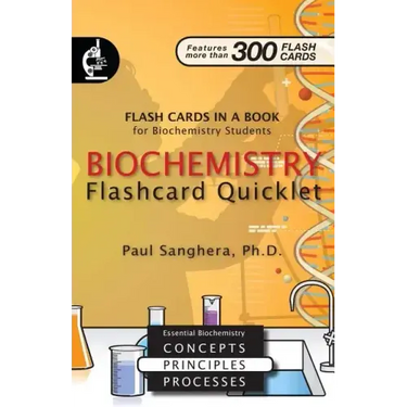 Biochemistry Flashcard Quicklet: Flash Cards in a Book for Biochemistry Students
