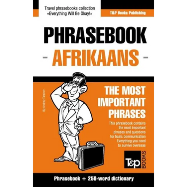 English-Afrikaans phrasebook and 250-word mini dictionary