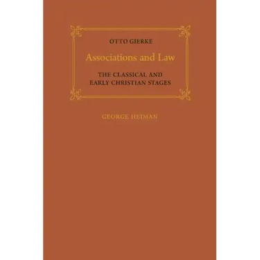 Associations and Law: The Classical and Early Christian Stages