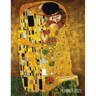 Gustav Klimt Planner 2021: The Kiss Daily Organizer (12 Months) Romantic Gold Art Nouveau / Jugendstil Painting For Family Use, Office Work, Meet