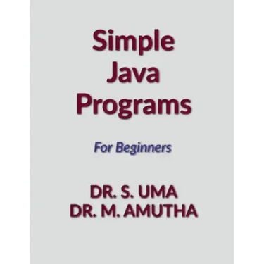 Simple Java Programs