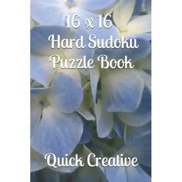 16 x 16 Hard Sudoku Puzzle Book: Large Sudoku featuring 50 HARD 16 x 16 Sudoku Puzzles and Answers