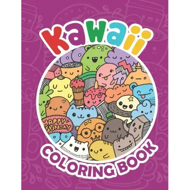Kawaii Coloring Book: Kawaii Coloring Book For Teens, Kawaii Doodle Cute Japanese Style