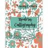 Modern Calligraphy Greeting card hand writing font: Practice writing the alphabet by tracing the letters