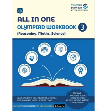 All in One Olympiad Workbook for Reasoning, Maths & Science - Class 3