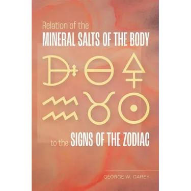 Relation of the Mineral Salts of the Body to the Signs of the Zodiac