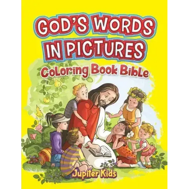 God's Words In Pictures: Coloring Book Bible