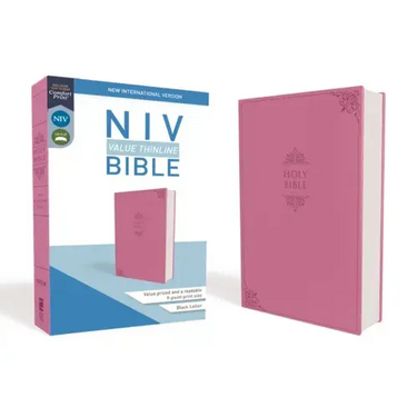 NIV, Value Thinline Bible, Imitation Leather, Pink