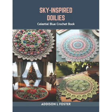 Sky-Inspired Doilies: Celestial Blue Crochet Book