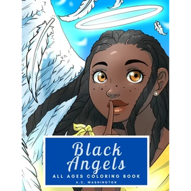 Black Angels: All Ages Coloring Book