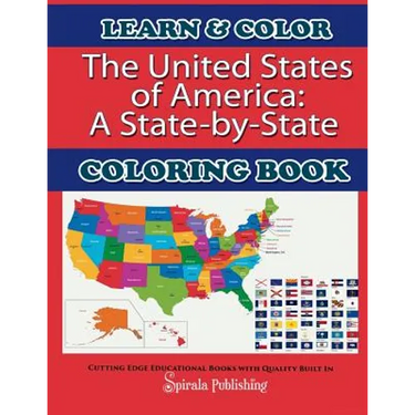 The United States of America: A State-By-State Coloring Book