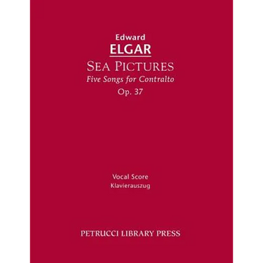 Sea Pictures, Op.37: Vocal score