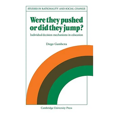 Were They Pushed or Did They Jump?: Individual Decision Mechanisms in Education