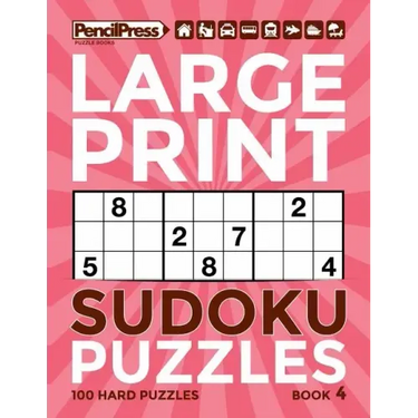 Large Print Sudoku Puzzles Book 4