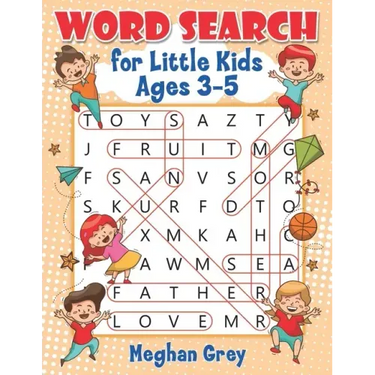 Word Search for Little Kids Ages 3-5