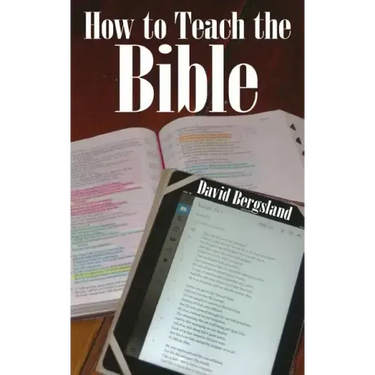 How to Teach the Bible