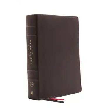 The King James Study Bible, Genuine Leather, Black, Full-Color Edition