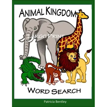 Animal Kingdom Large Print Word Search