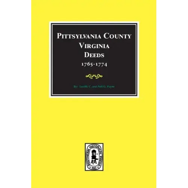 Pittsylvania County, Virginia Deeds 1765-1774