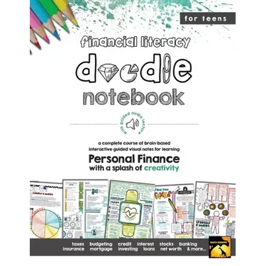 Personal Finance Doodle Notes: Brain Based Interactive Guided Notes