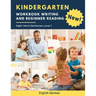Kindergarten Workbook Writing And Beginner Reading Sight Word Sentences Level 1 English German: 100 Easy readers cvc phonics spelling readiness handwr