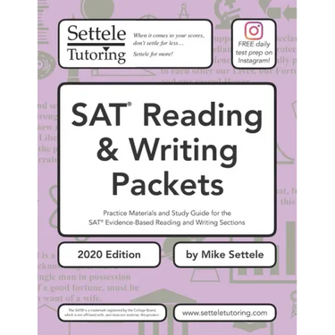 SAT Reading & Writing Packets (2020 Edition): Practice Materials and Study Guide for the SAT Evidence-Based Reading and Writing Sections