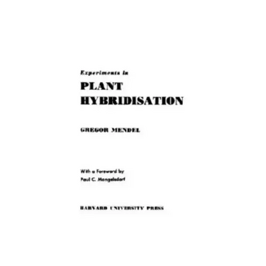 Experiments in Plant Hybridisation