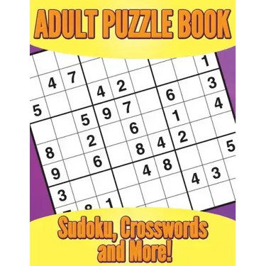 Adult Puzzle Book: Sudoku, Crosswords and More!
