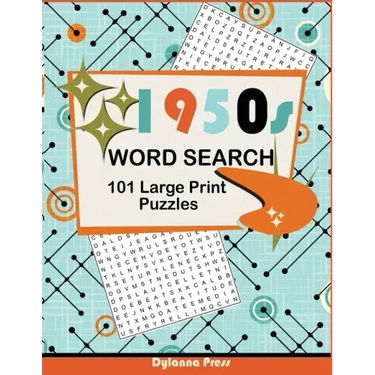 1950s Word Search Puzzle Book