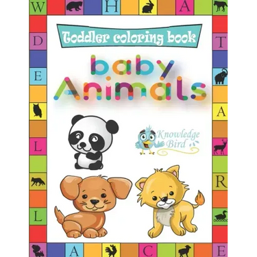 Baby Animals Coloring Book: Coloring Beautiful Animals Babies. ColoringBook For Boys And Girls Aged 3-12. Best Way To Learn Animals Babies And have fu