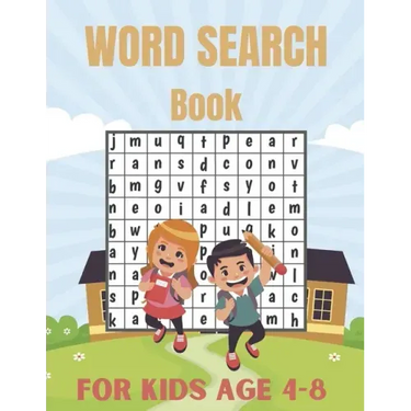 Word Search Book For Kids Age 4-8: Connect The Word Search Puzzles Book For Smart Kids 4-8 8-12 Brain Workbook for Games, Puzzles, and Problem-Solving