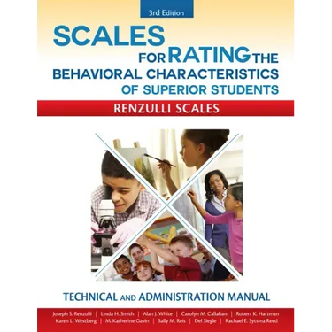 Scales for Rating the Behavioral Characteristics of Superior Students: Technical and Administration Manual